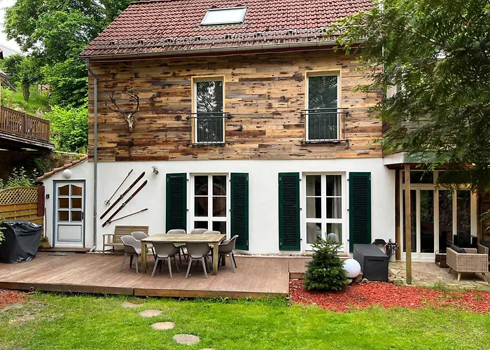 Chalet Ferienhaus Dresden Dom wakacyjny Drezno